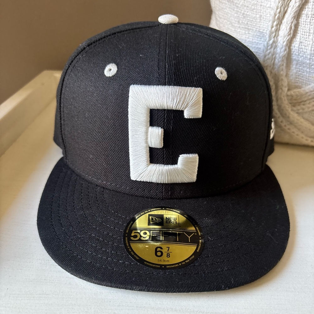 New Era Black Cap with White Lettering